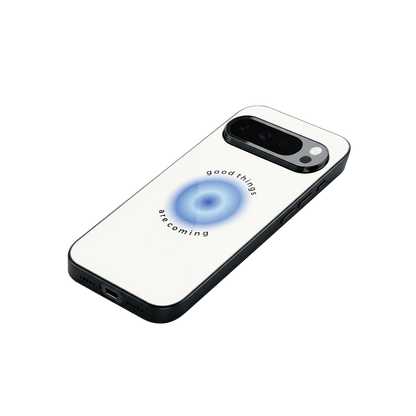 Good Things Are Coming stylish phone case for google pixel 10 pro xl | glossy glass and slim fit