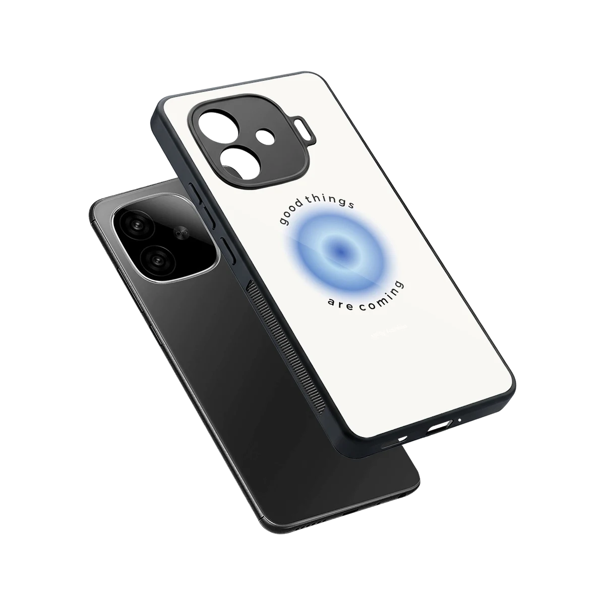 Good Things Are Coming sleek iqoo neo 10r 5g cover with tempered glass back and TPU edges
