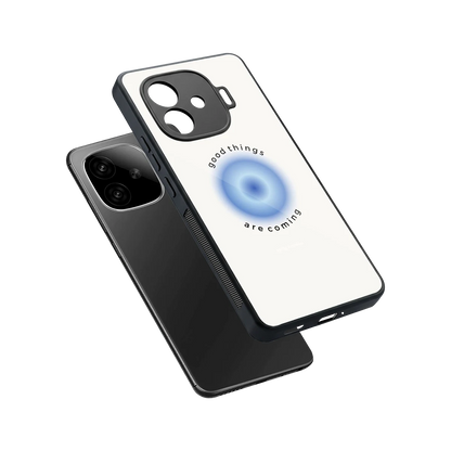 Good Things Are Coming sleek iqoo neo 10r 5g cover with tempered glass back and TPU edges