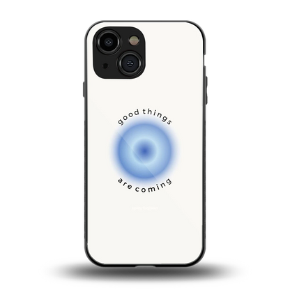 Good Things Are Coming back phone cover | glass case for iphone 12 mini