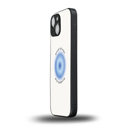 Good Things Are Coming iphone 12 mini mobile cover | shockproof glass phone case
