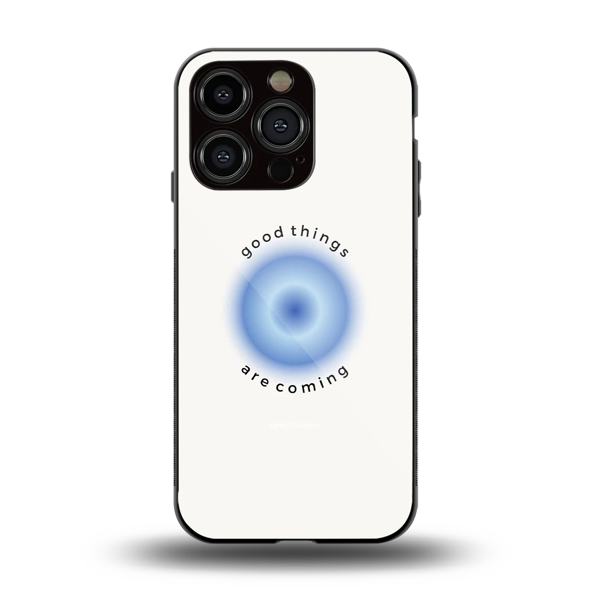 Good Things Are Coming back phone cover | glass case for iphone 13 pro