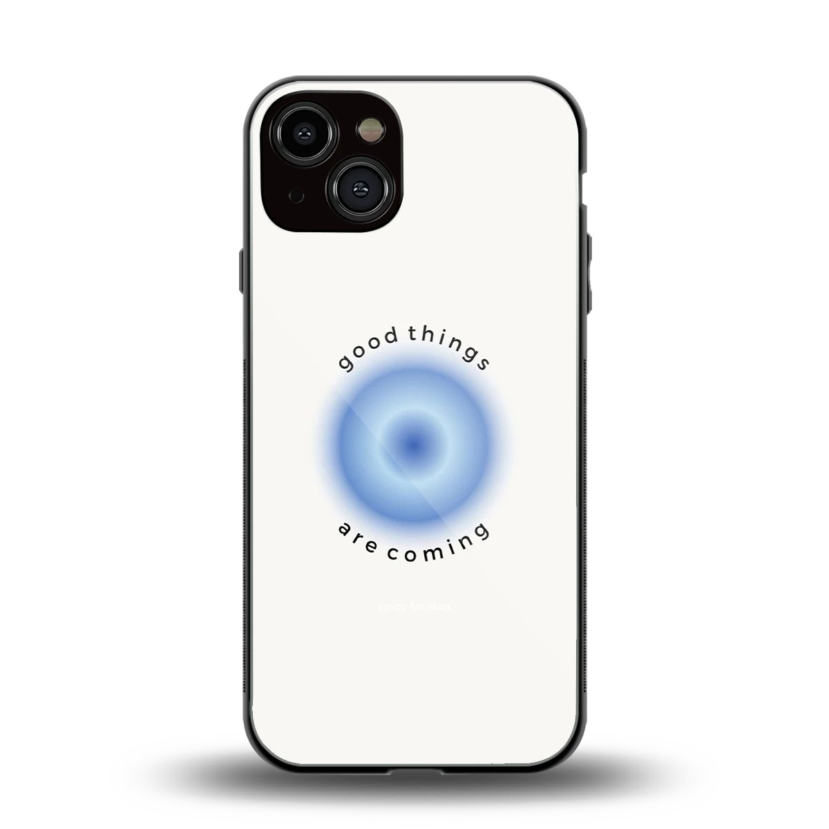 Good Things Are Coming back phone cover | glass case for iphone 13