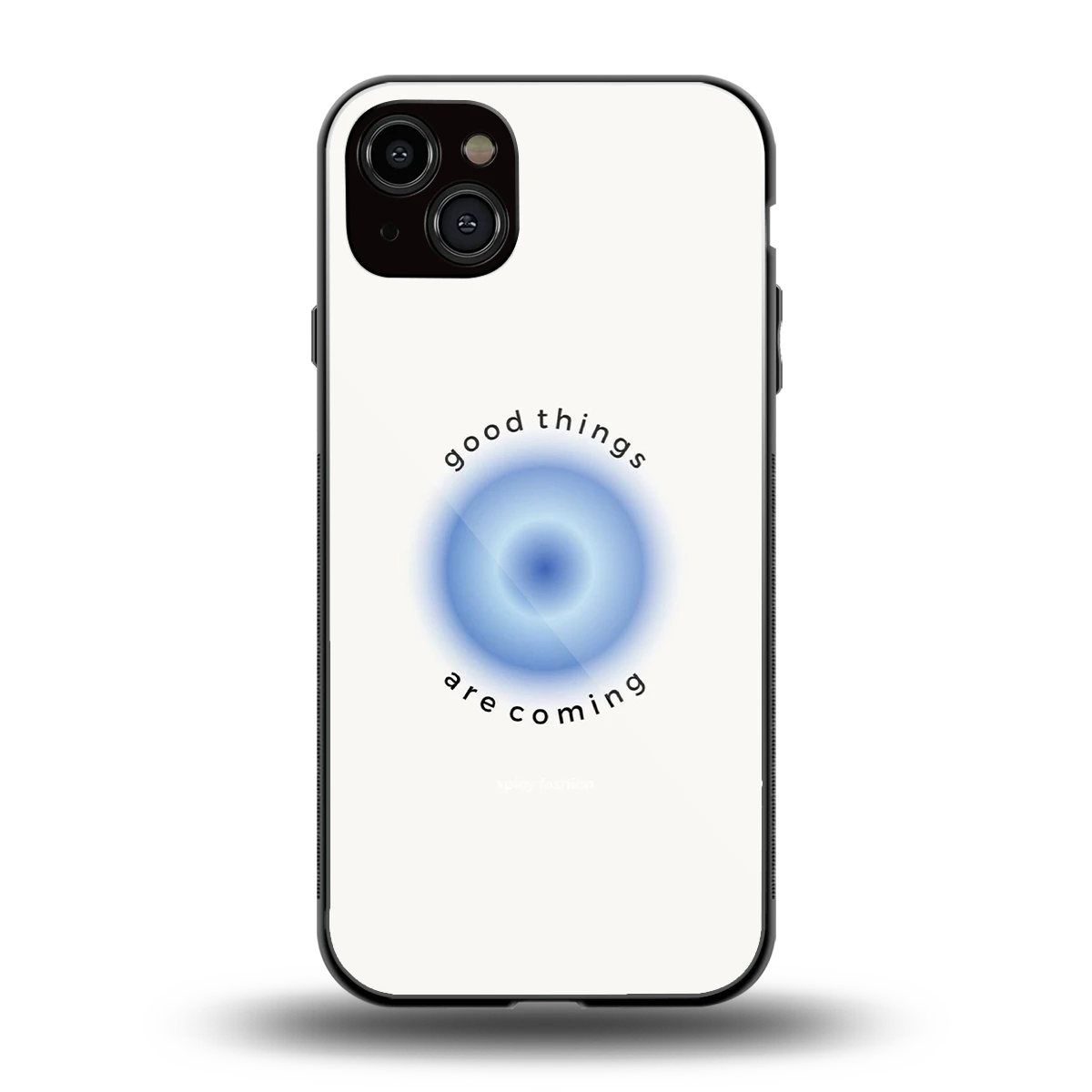Good Things Are Coming back phone cover | glass case for iphone 14 plus