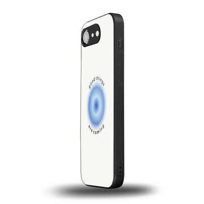 Good Things Are Coming iphone 17e mobile cover | shockproof glass phone case