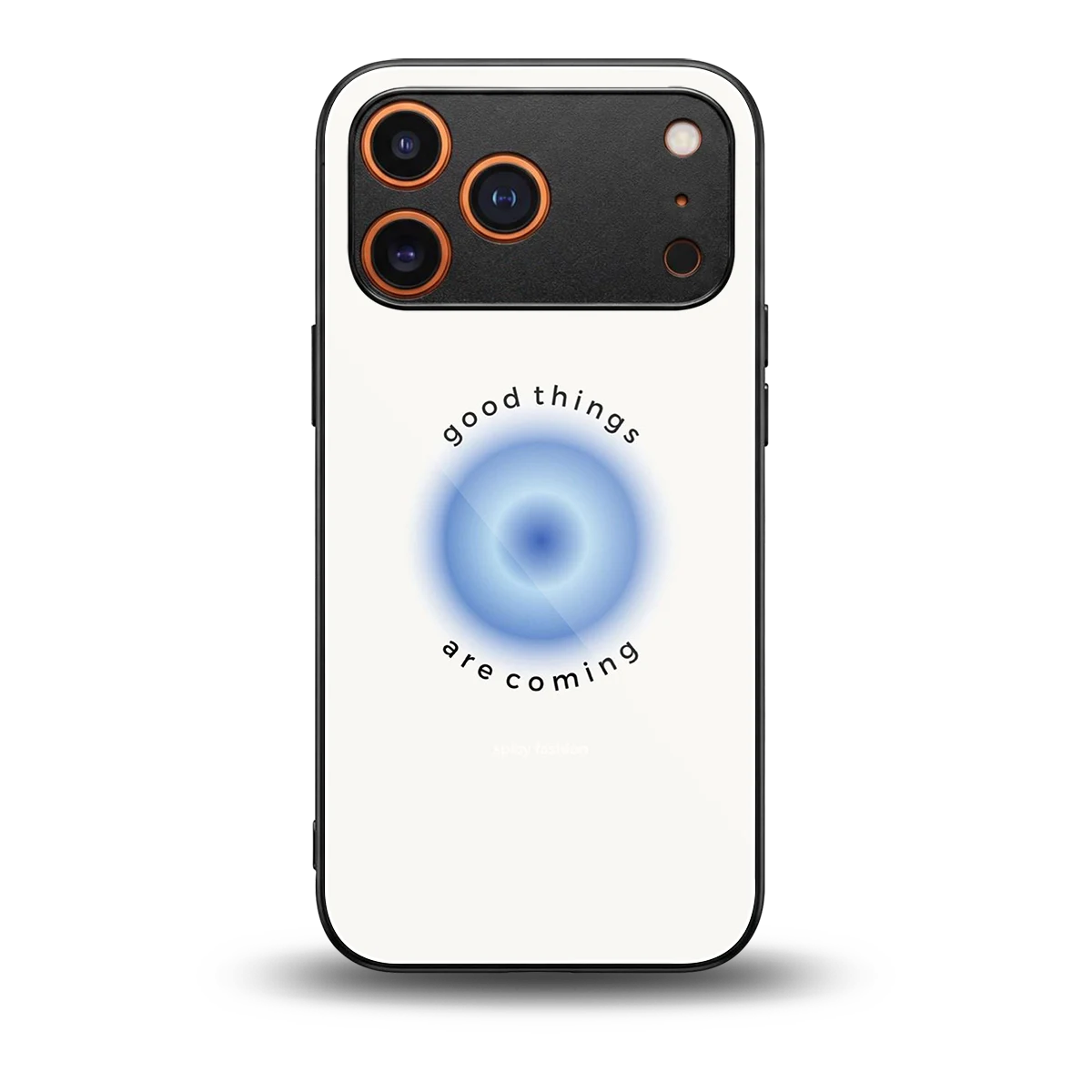 Good Things Are Coming back phone cover | glass case for iphone 17 pro max