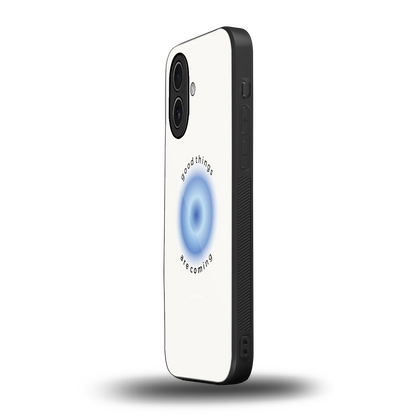 Good Things Are Coming iphone 17 mobile cover | shockproof glass phone case