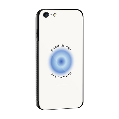 Good Things Are Coming sleek iphone 6 cover with tempered glass back and TPU edges