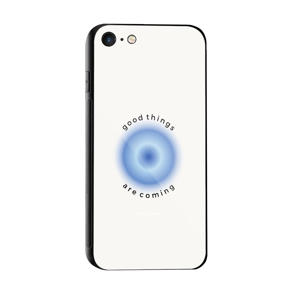 Good Things Are Coming sleek iphone 7 cover with tempered glass back and TPU edges