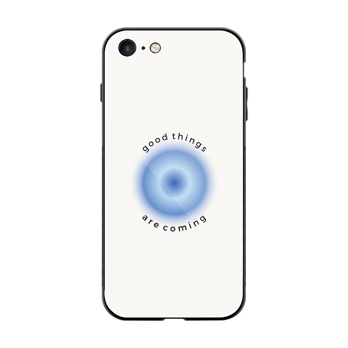 Good Things Are Coming back phone cover | glass case for iphone 7