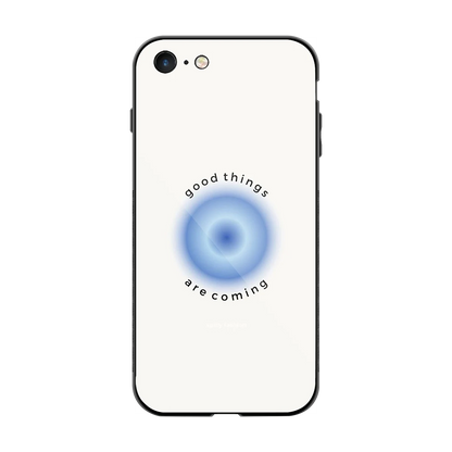Good Things Are Coming back phone cover | glass case for iphone 7