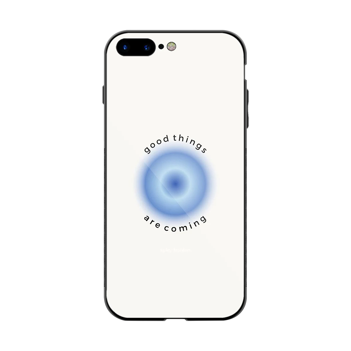 Good Things Are Coming back phone cover | glass case for iphone 8 plus