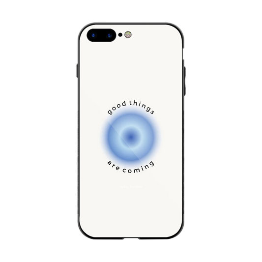Good Things Are Coming back phone cover | glass case for iphone 8 plus