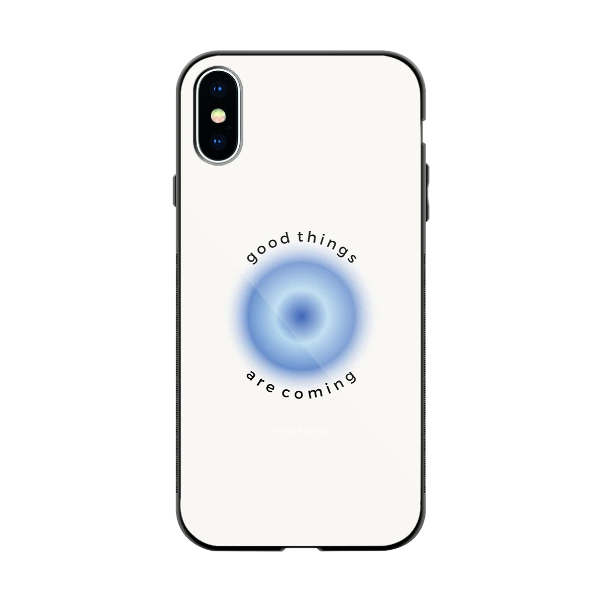 Good Things Are Coming back phone cover | glass case for iphone x
