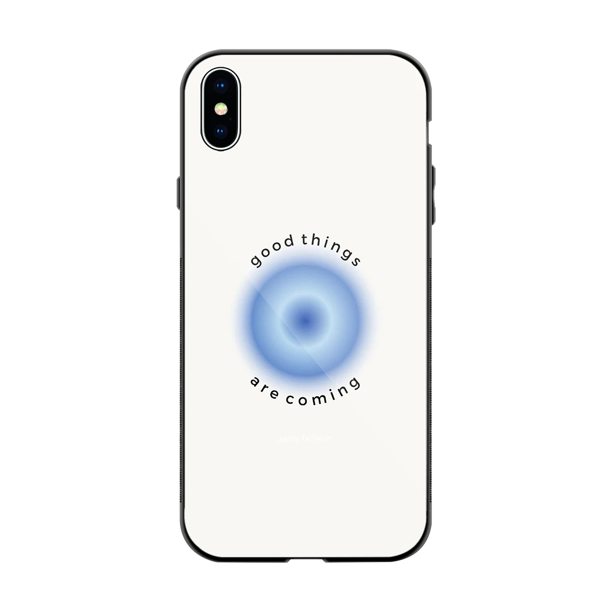 Good Things Are Coming back phone cover | glass case for iphone xs max