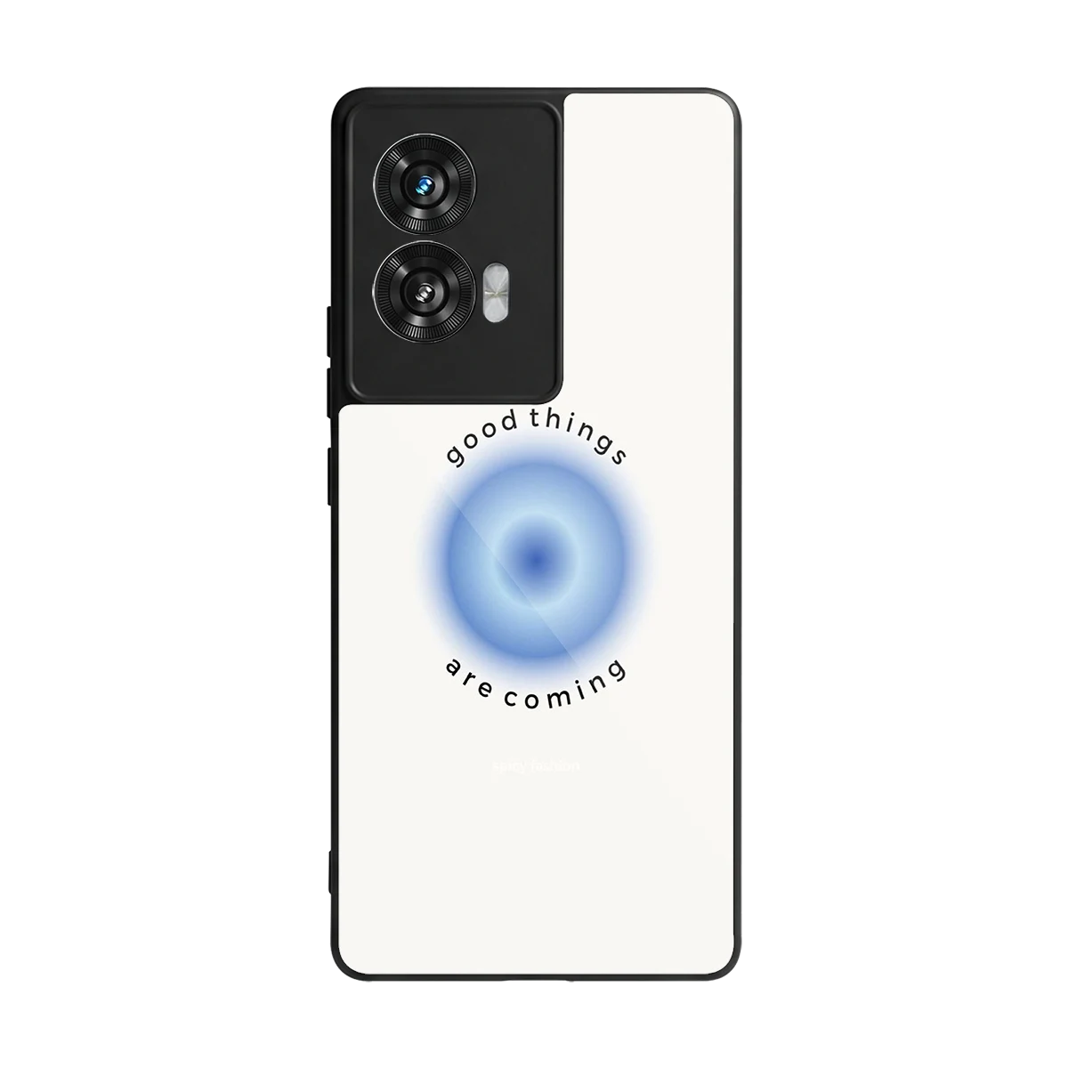 Good Things Are Coming back phone cover | glass case for motorola edge 50 fusion