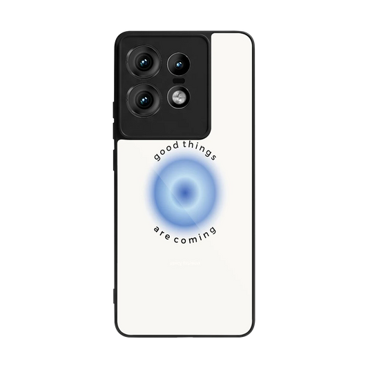 Good Things Are Coming back phone cover | glass case for motorola edge 50 pro