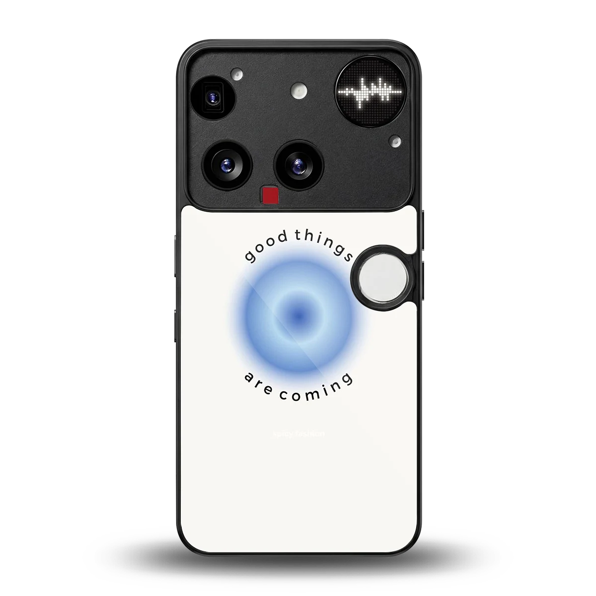 Good Things Are Coming back phone cover | glass case for nothing phone 3