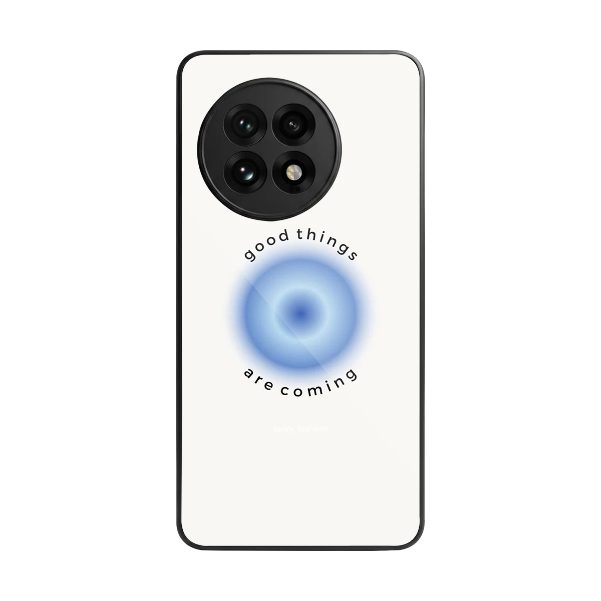 Good Things Are Coming back phone cover | glass case for oneplus 13r