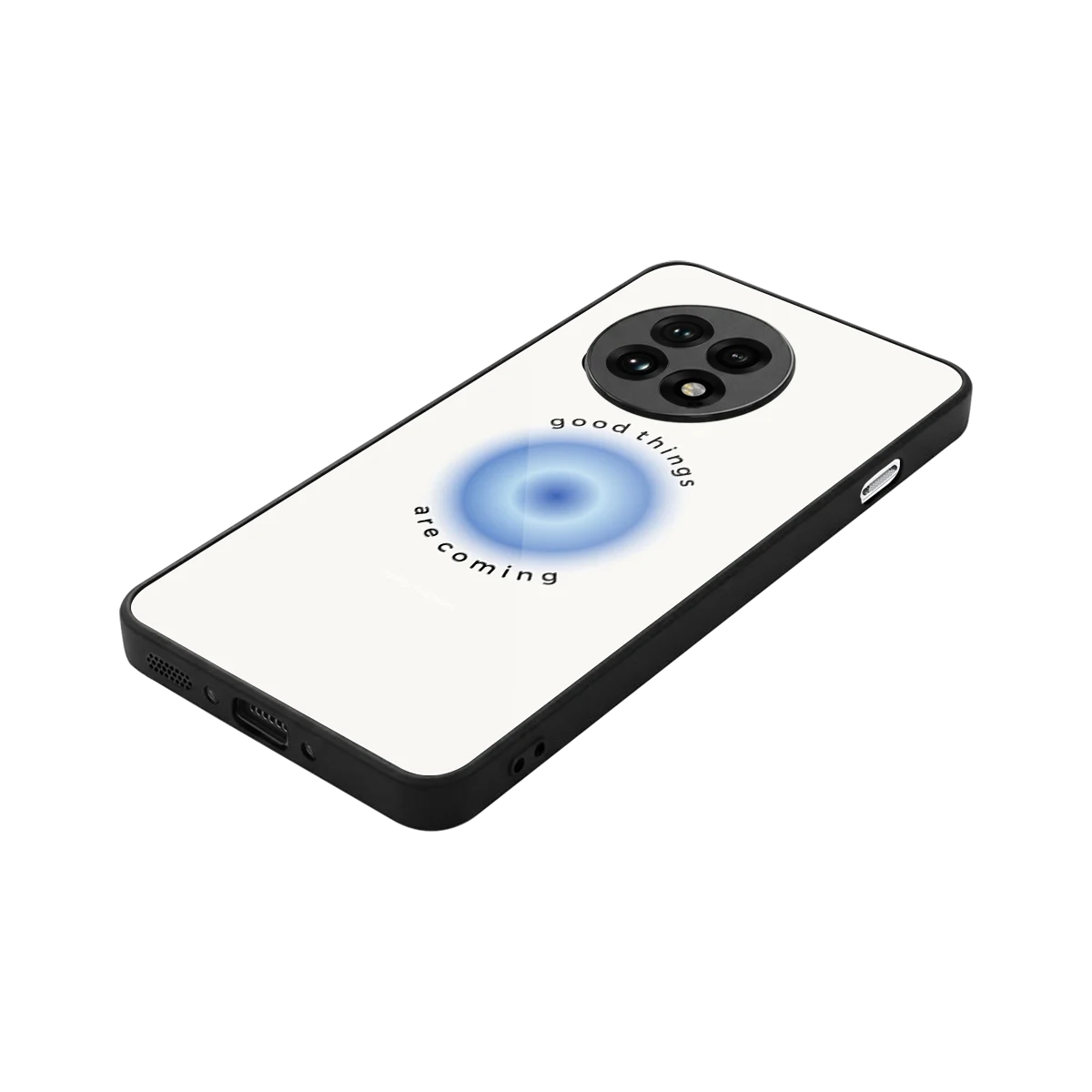 Good Things Are Coming stylish phone case for oneplus 13r | glossy glass and slim fit