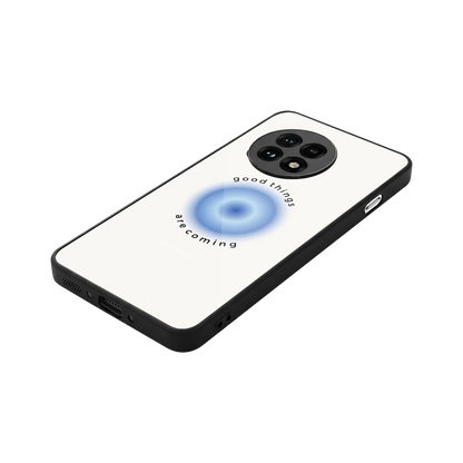 Good Things Are Coming stylish phone case for oneplus 13r | glossy glass and slim fit
