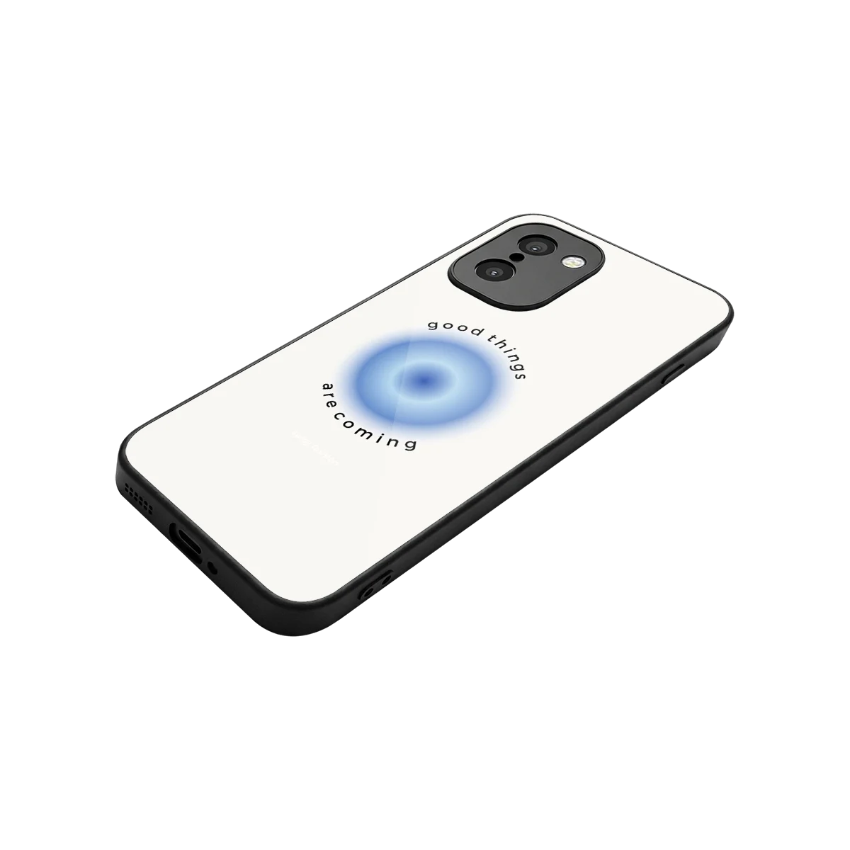Good Things Are Coming stylish phone case for oneplus 15r | glossy glass and slim fit