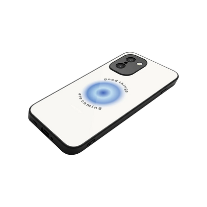 Good Things Are Coming stylish phone case for oneplus 15r | glossy glass and slim fit