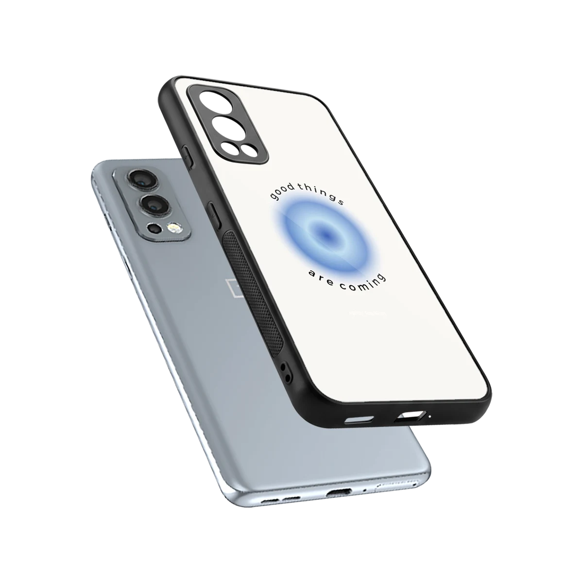 Good Things Are Coming sleek oneplus nord 2 cover with tempered glass back and TPU edges