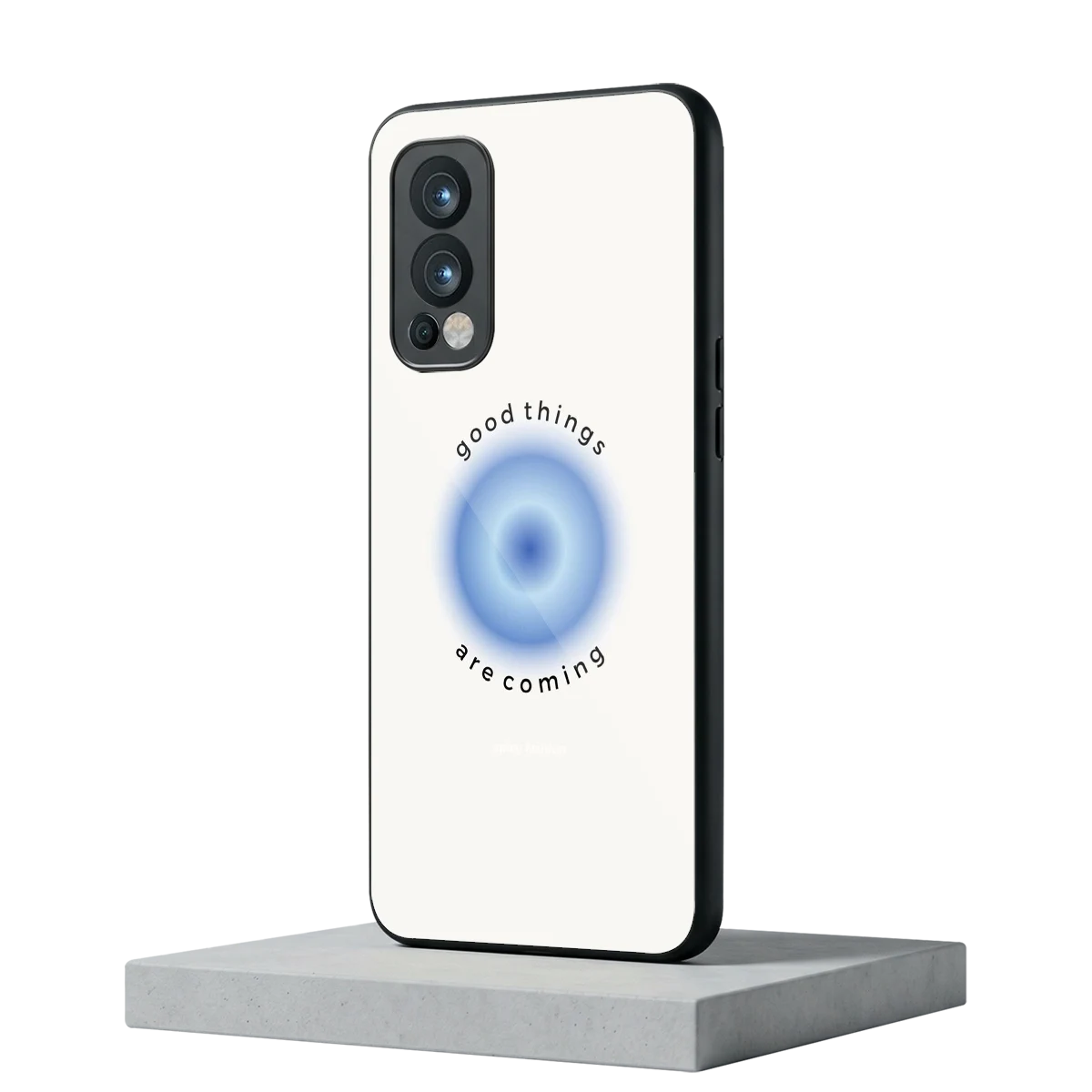 Good Things Are Coming oneplus nord 2 mobile cover | shockproof glass phone case