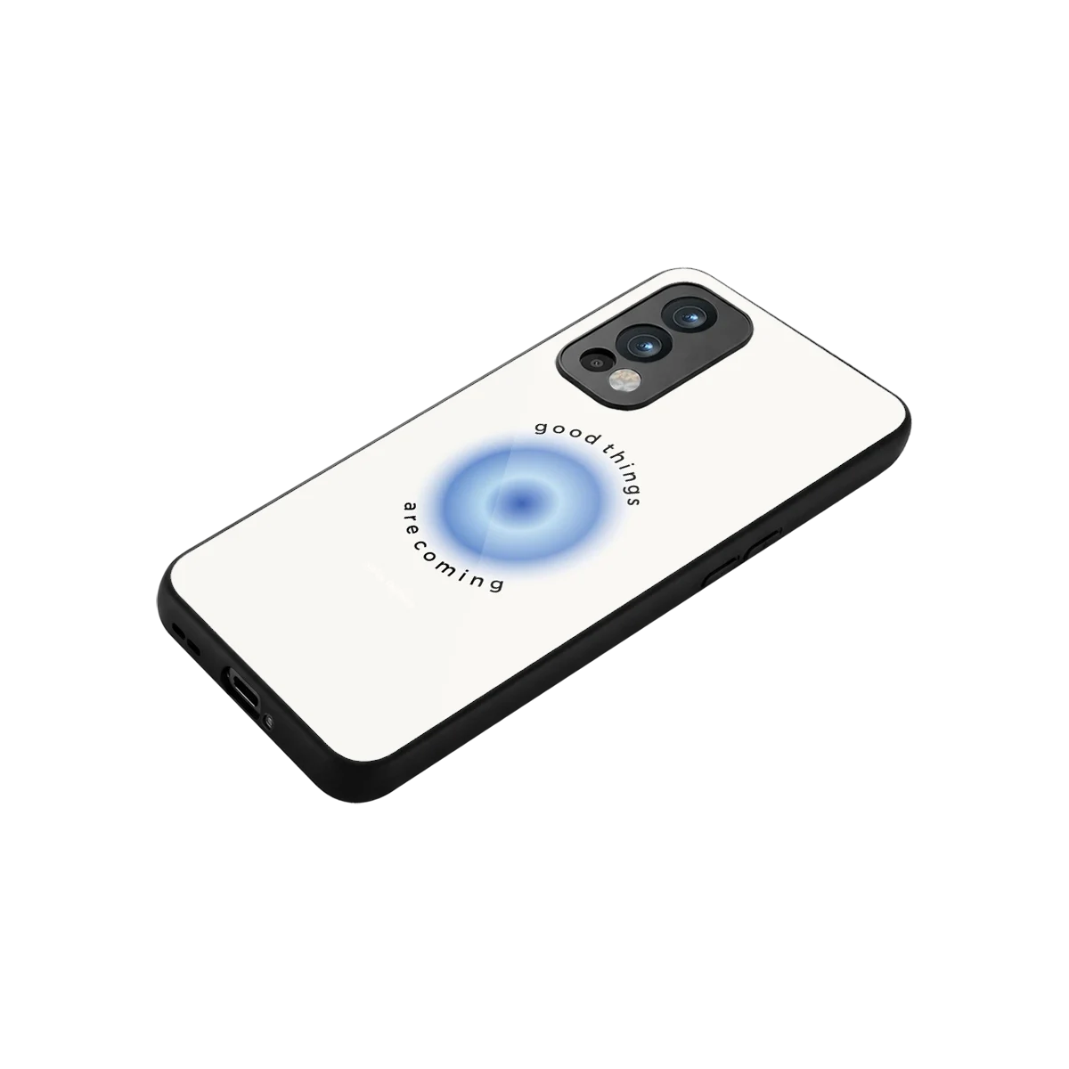 Good Things Are Coming stylish phone case for oneplus nord 2 | glossy glass and slim fit