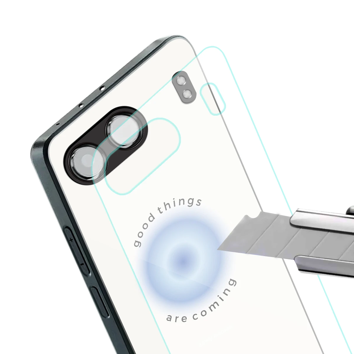 Good Things Are Coming stylish phone case for oneplus nord 4 | glossy glass and slim fit