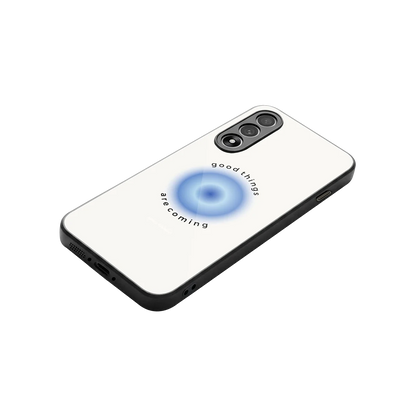 Good Things Are Coming stylish phone case for oneplus nord 5 | glossy glass and slim fit