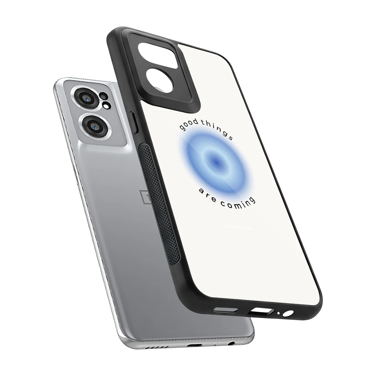 Good Things Are Coming sleek oneplus nord ce 2 cover with tempered glass back and TPU edges