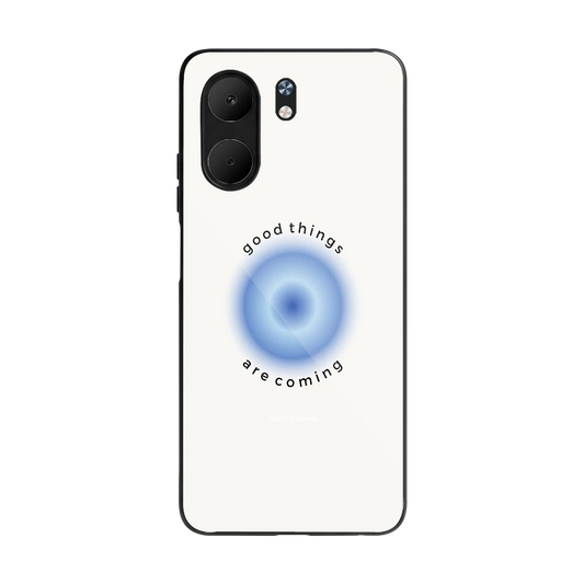 Good Things Are Coming back phone cover | glass case for oppo a5x 5g