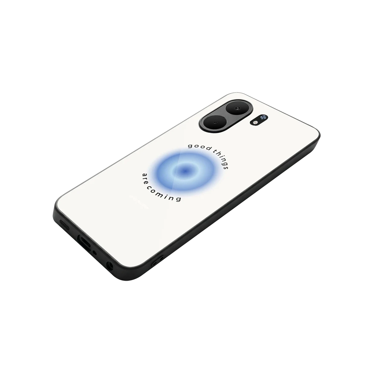 Good Things Are Coming stylish phone case for oppo a5x 5g | glossy glass and slim fit