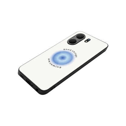 Good Things Are Coming stylish phone case for oppo a5x 5g | glossy glass and slim fit