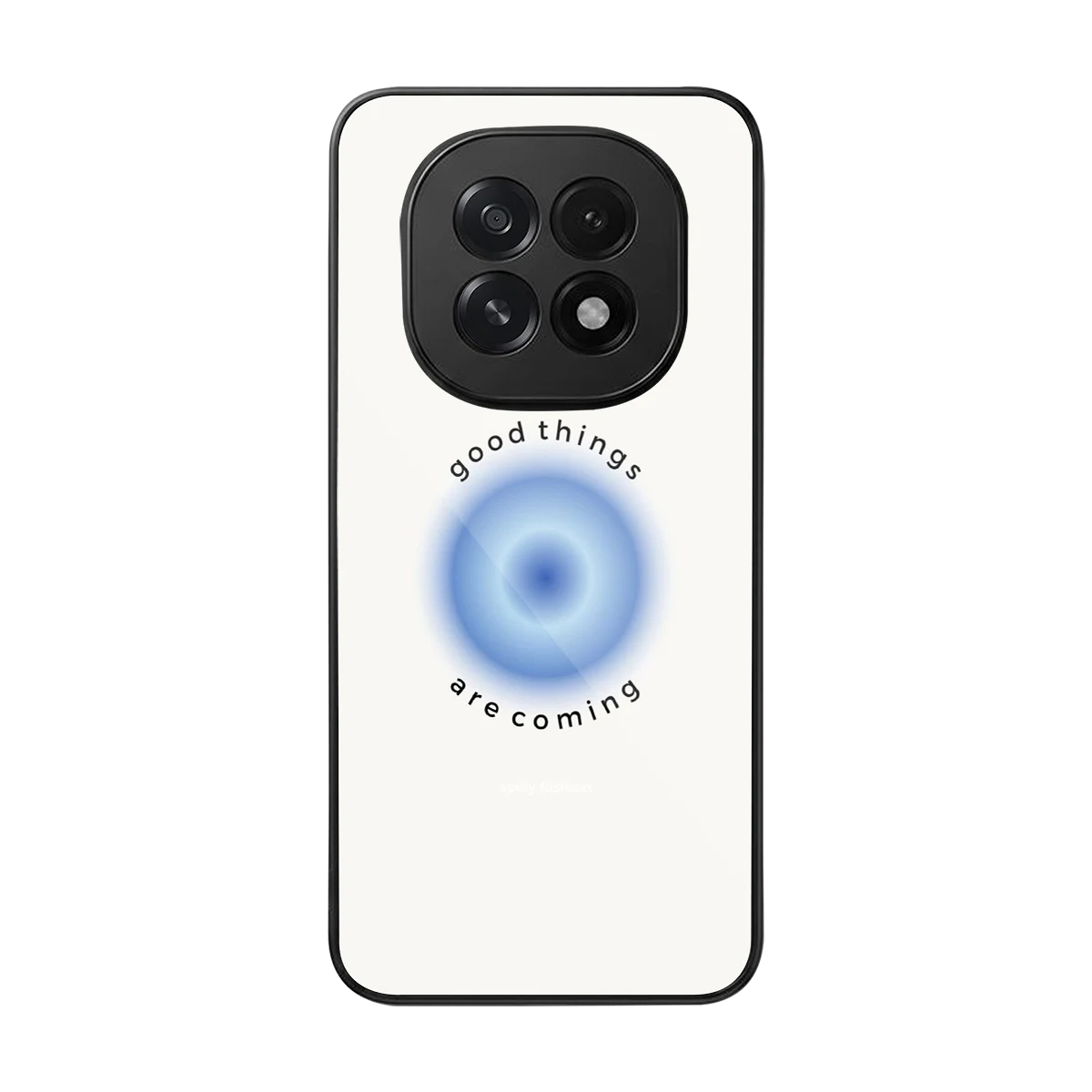 Good Things Are Coming back phone cover | glass case for oppo f29 5g