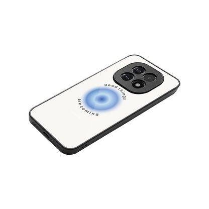 Good Things Are Coming stylish phone case for oppo f29 5g | glossy glass and slim fit