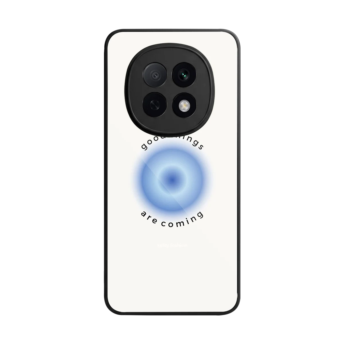 Good Things Are Coming back phone cover | glass case for oppo f29 pro 5g