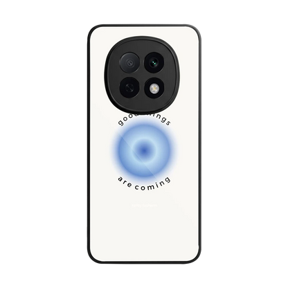 Good Things Are Coming back phone cover | glass case for oppo f29 pro 5g