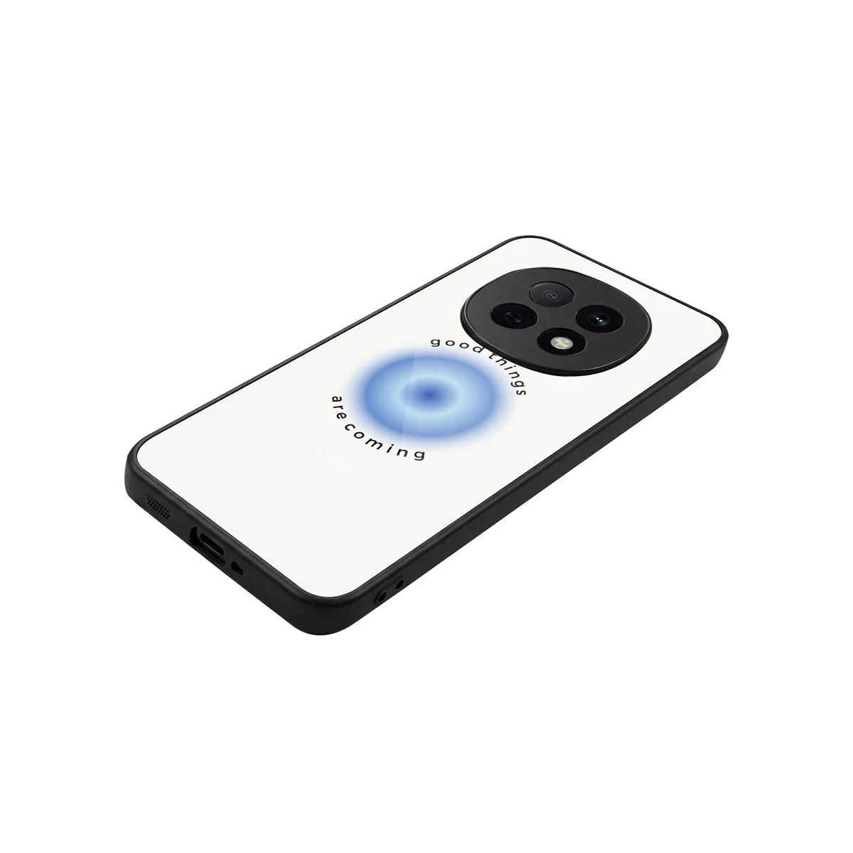 Good Things Are Coming stylish phone case for oppo f29 pro 5g | glossy glass and slim fit