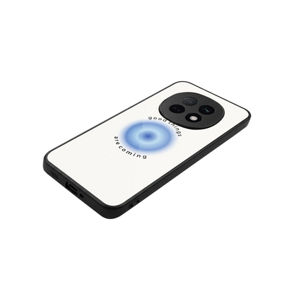 Good Things Are Coming stylish phone case for oppo f29 pro 5g | glossy glass and slim fit