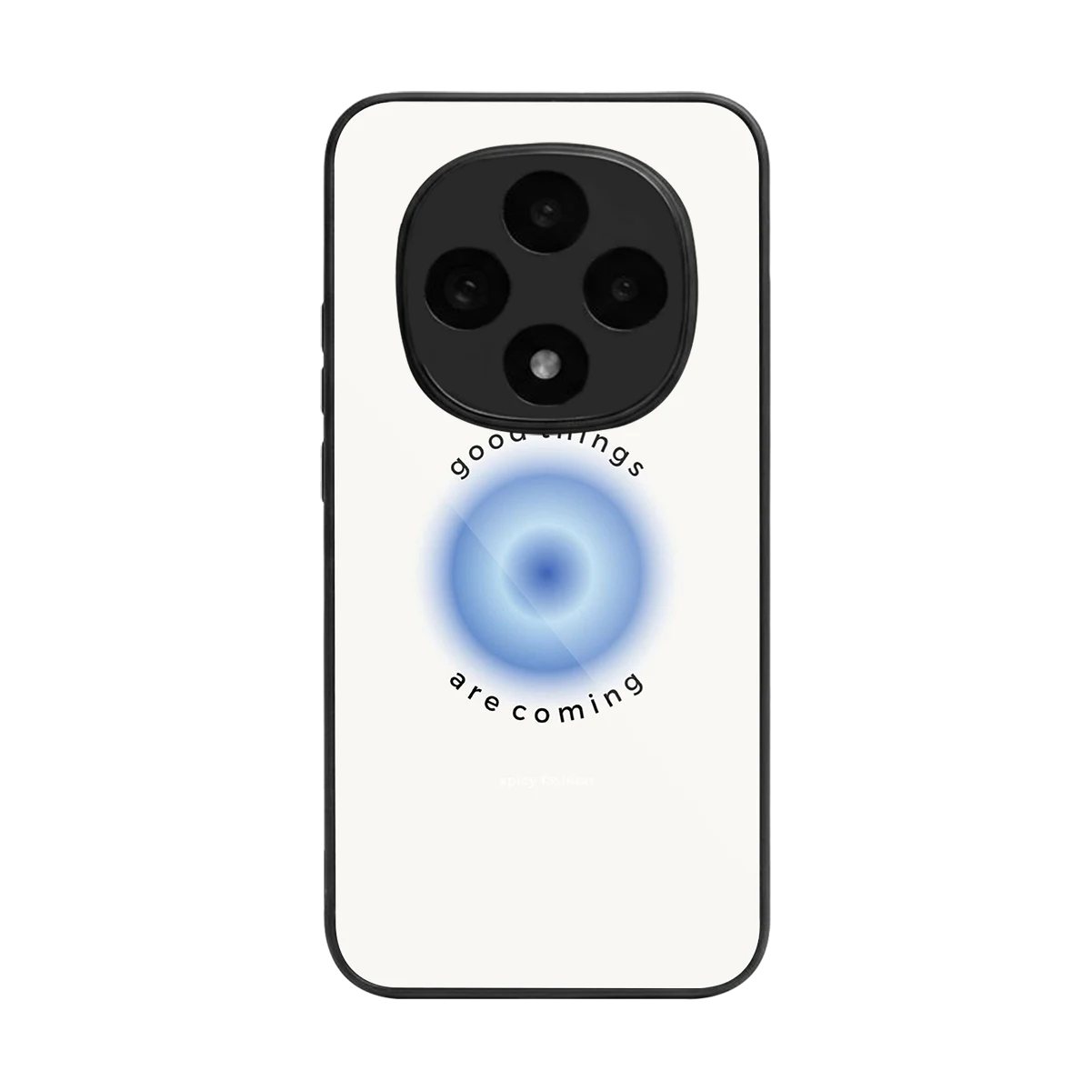 Good Things Are Coming back phone cover | glass case for oppo f31 pro 5g