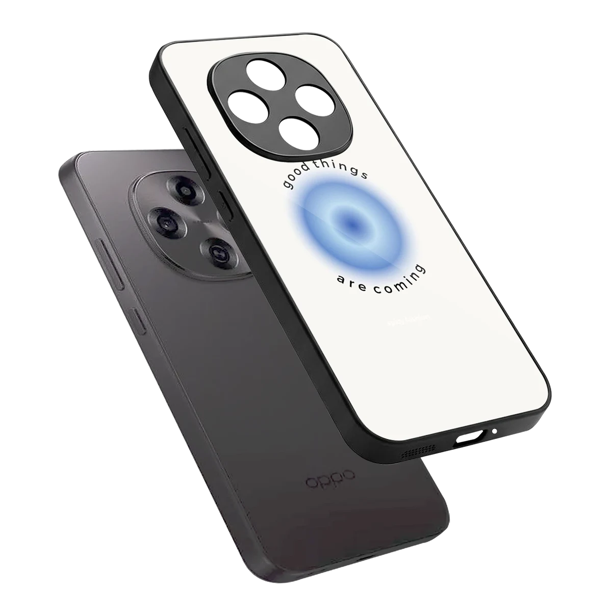 Good Things Are Coming sleek oppo f31 pro 5g cover with tempered glass back and TPU edges