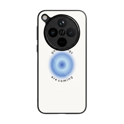 Good Things Are Coming back phone cover | glass case for oppo find x8
