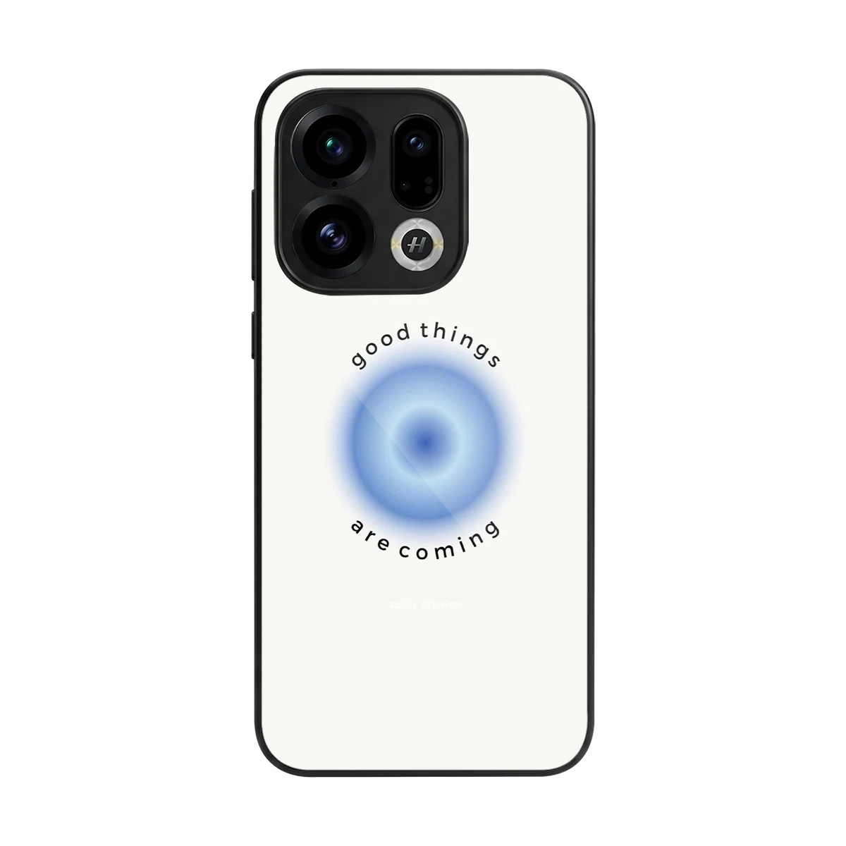 Good Things Are Coming back phone cover | glass case for oppo find x9