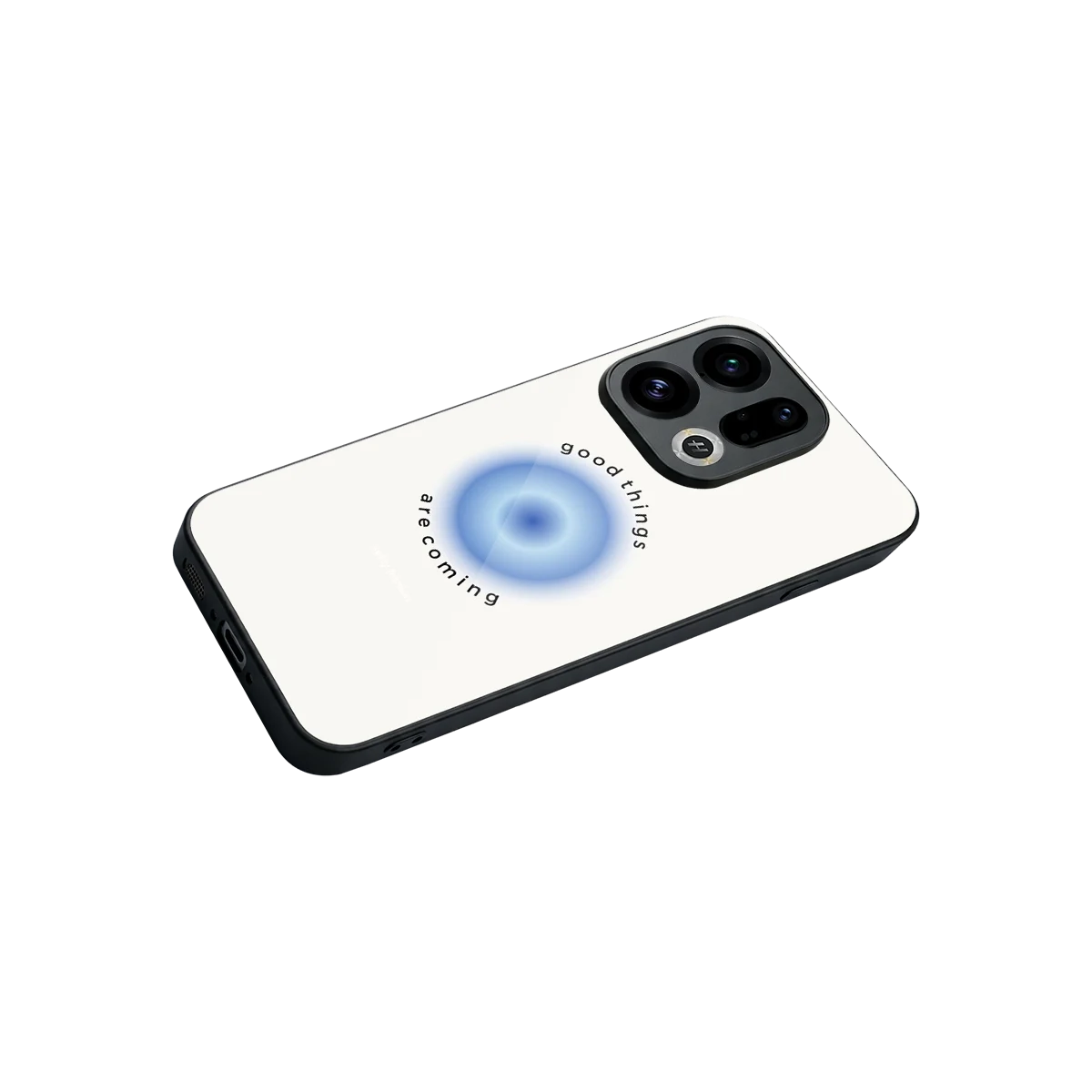 Good Things Are Coming stylish phone case for oppo find x9 | glossy glass and slim fit