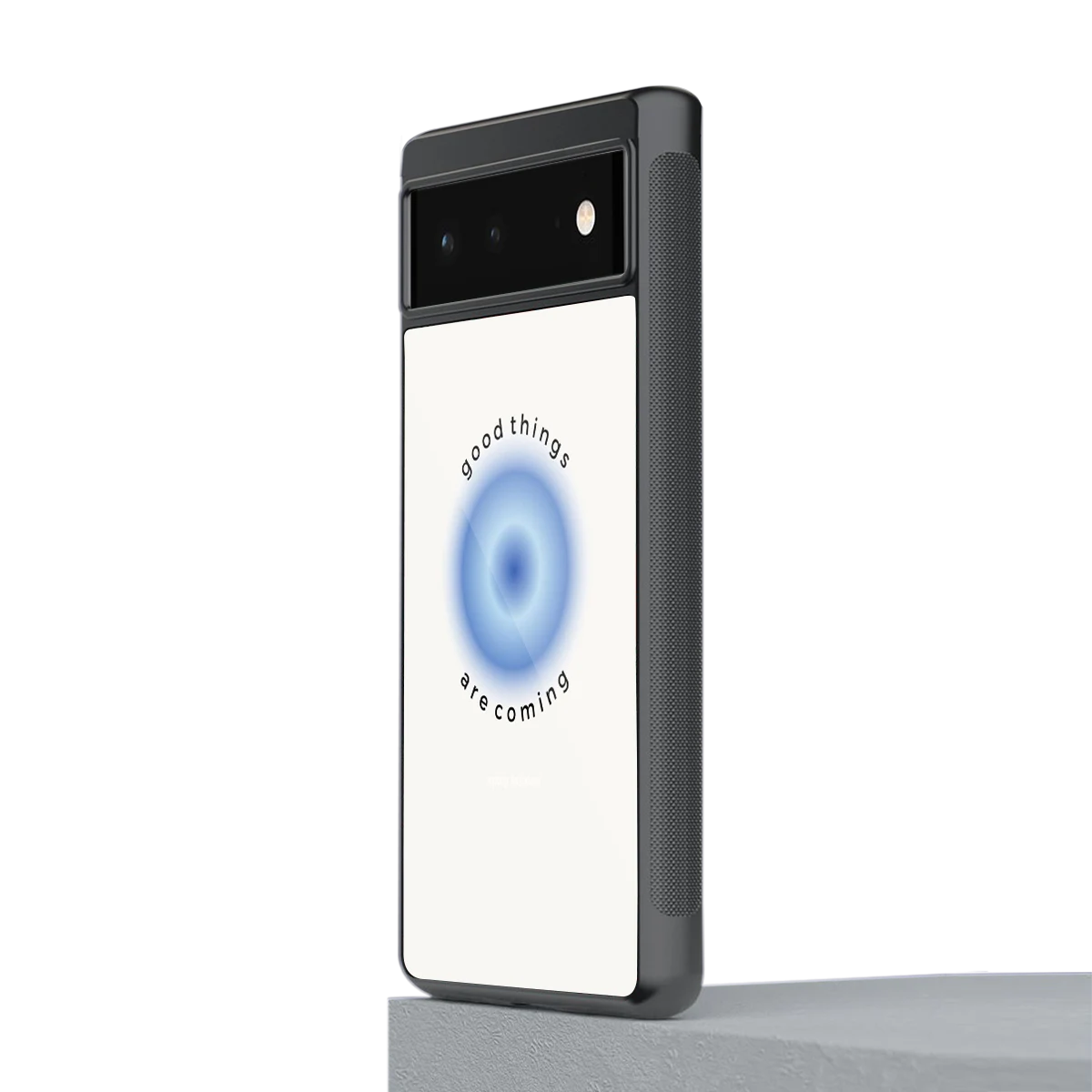 Good Things Are Coming stylish phone case for google pixel 6 | glossy glass and slim fit