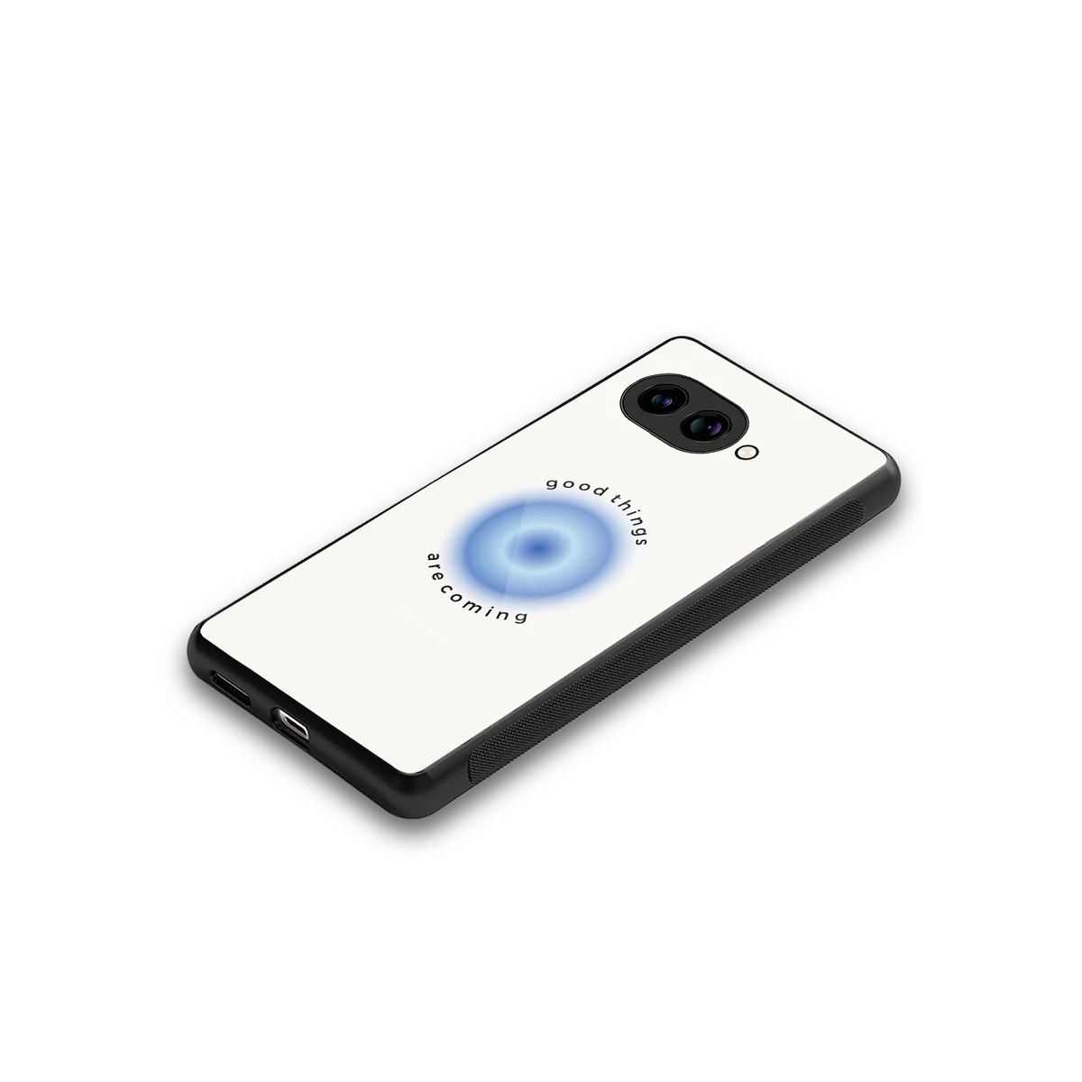Good Things Are Coming stylish phone case for google pixel 10a | glossy glass and slim fit