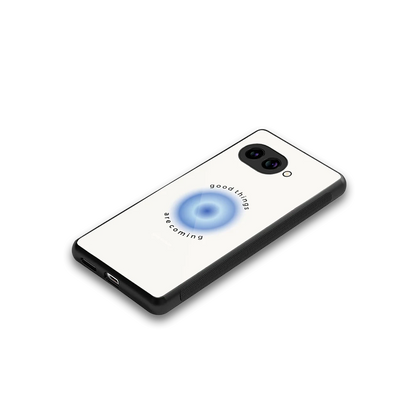 Good Things Are Coming stylish phone case for google pixel 10a | glossy glass and slim fit